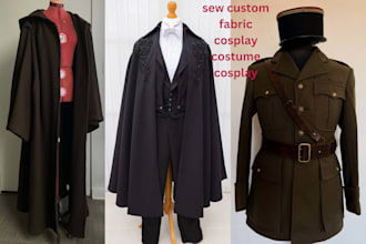 sew custom fabric cosplay costume cosplay commission costume anime outfit cloth