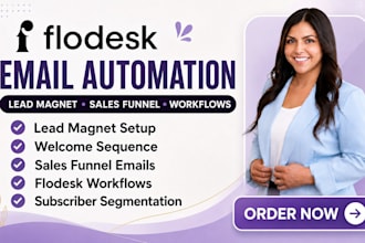 setup flodesk email automation lead magnet sales funnel flodesk workflows