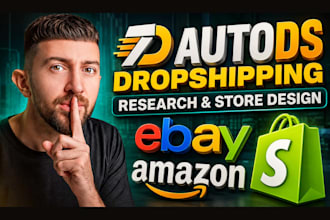 build autods dropshipping store for shopify, ebay amazon and upload products