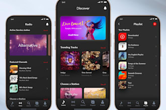develop music streaming app, meditation music platform and live streaming app