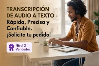 be your professional spanish audio transcriber