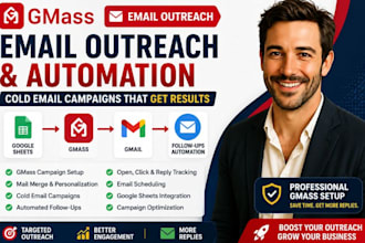 create gmass email outreach campaigns email automation cold email campaigns