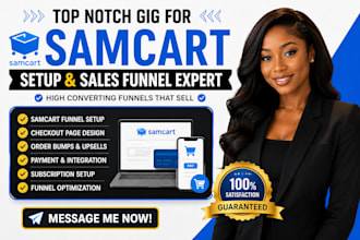 create samcart thrivecart sales funnel systeme io funnel samcart landing page