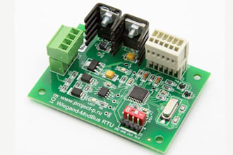 design industrial rs485 modbus pcb, schematic, layout and gerber files