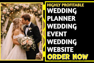 design wedding event website wedding planners wedding venue booking