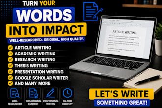 write and publish  article in google scholar