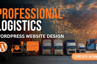 logistics, medical courier and transportation website with tracking