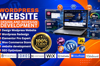 redesign wordpress website godaddy hostinger website wordpress website design