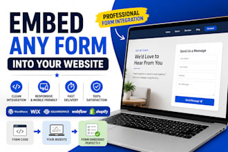 embed any form into your website professionally