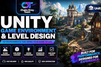 unity 3d game environment, unity 3d game development, level design, unity game