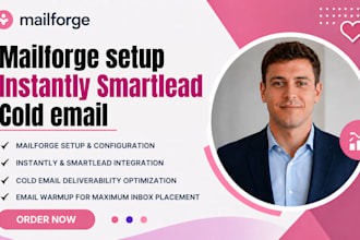 do mailforge setup instantly smartlead cold email deliverability warmup