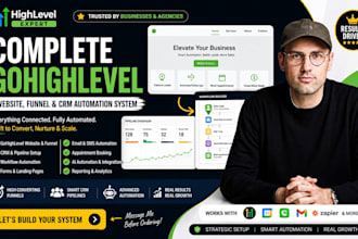 create gohighlevel website ghl funnel highlevel crm automation system