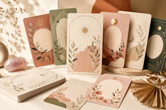 design custom affirmation cards self love wellness card deck for print