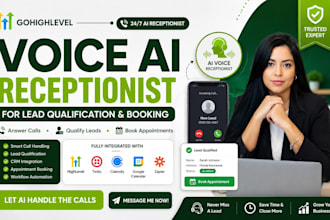 build gohighlevel voice ai receptionist for lead qualification and booking