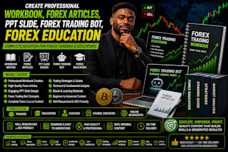 create workbook, forex articles, ppt slide, forex trading bot, forex education