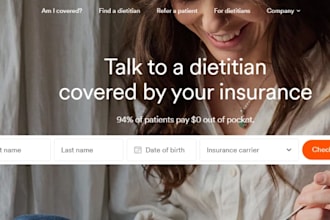 build wix dietitian website nutrition coach health consultant website
