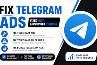 fix telegram ads, fix telegram ad errors, fix forex telegram ads