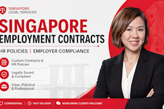draft singapore employment contracts and HR policies for employer compliance