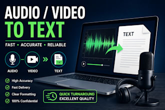 transcribe your audio or video to text accurately