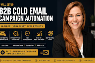 do b2b cold email campaign setup and cold email with high deliverability