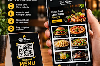 design modern restaurant menu and food menu for cafe