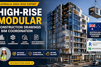design australia high rise modular construction drawings bim coordination