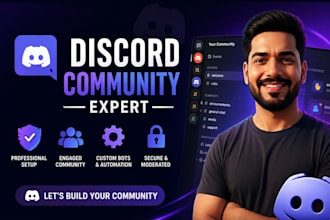 setup custom discord community server be your discord manager