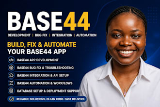 base44 expert base44 app development base44 bug fix base44 integration automatio