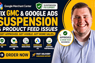 fix gmc and google ads suspension misrepresentation and prouct feed disapproval