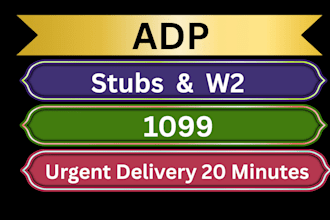 calculate payroll stubs, w2 for you and employee