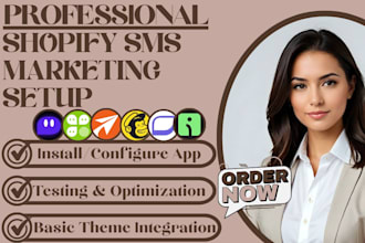 setup shopify sms marketing klaviyo omnisend mailchimp brevo pushowl postscript