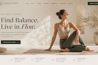 design squarespace yoga studio website yoga instructor website wellness website
