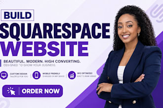 do squarespace website design landingpage squarespace website development