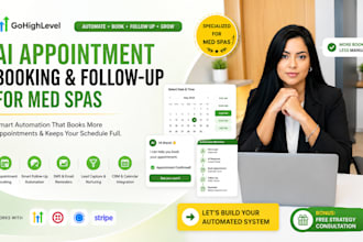 build gohighlevel ai appointment booking and follow up for med spas