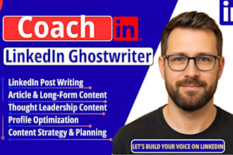 ghostwrite linkedin thought leadership content for coaches, business consultants