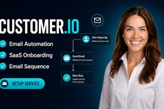 customer io email automation customer io saas onboarding email sequence