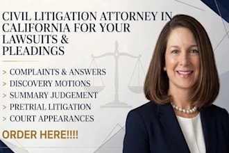 be your lawyer for civil, family, and tort law disputes and legal case matters