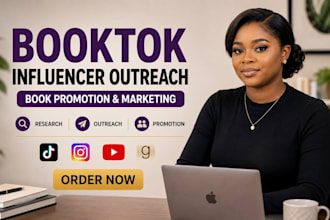 do booktok influencer outreach, book promotion, and book marketing