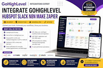 integrate gohighlevel hubspot slack servicetitan housecall pro n8n make zapier