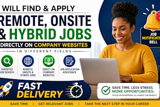 find jobs, use job app to search and apply to remote job using reverse recruiter