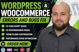 fix wordpress issues, critical error, 404 troubleshooting, wordpress bug fixes