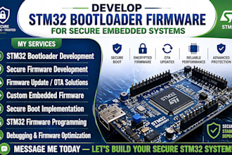develop stm32 bootloder firmware for secure embedded systems