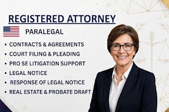 be your civil litigation attorney for lawsuits,appels,motions,litigation and nda