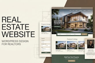 real estate wordpress website, realtor website, wordpress website