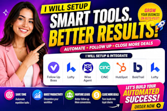 set up follow up boss lofty  wise agent cinc hubspot  boldtrail