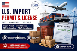 handle fda registration in USA for any food items