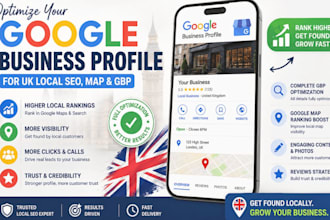 optimize your google business profile for UK local SEO map and gbp