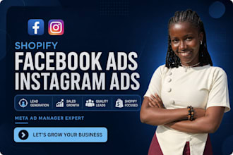 shopify facebook ads instagram ads meta ad manager lead generation sales leads