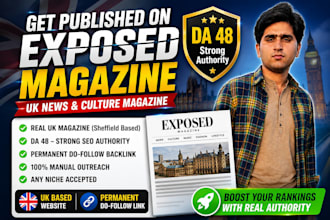 publish your guest post on exposedmagazine co UK da DR strong site