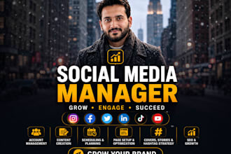 your social media marketing manager and content creator